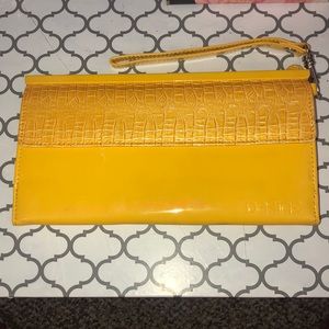Beautiful yellow wristlet